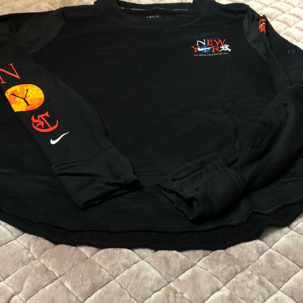 Nike running long sleeve Dri fit shirt w/ NYC graphics
